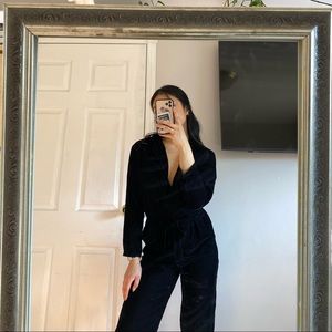 NWT Urban Outfitters Velvet Jumpsuit